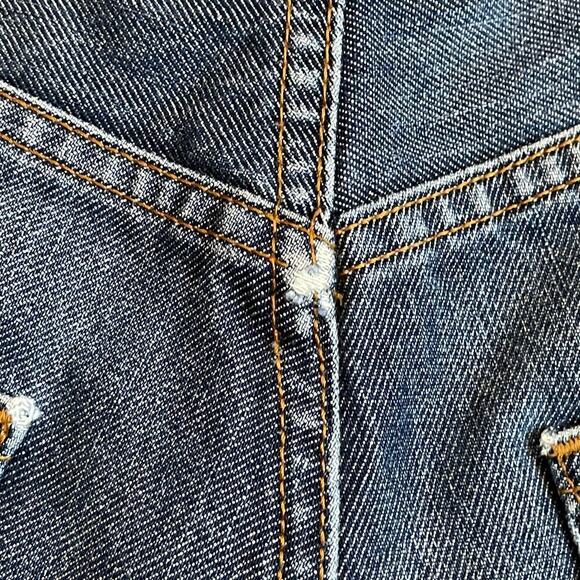 Vintage Levi’s 512 high rise cut off denim jean shorts - Picture 8 of 8